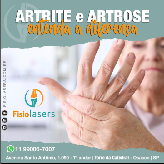 Artrite e artrose entenda a diferença